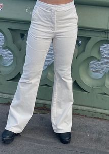 WHITE PANTS - Stylish H&M Corduroy Pant