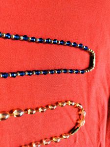 Set of 2 Pearls Beaded Necklaces✨🤍