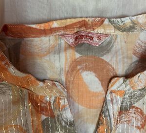 Desi Printed Short Kurta Top