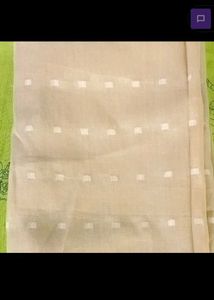 Elegant Peach Embroidered Saree