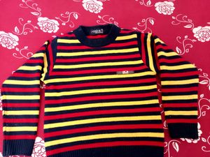 Striped Kids' Knitted Sweater