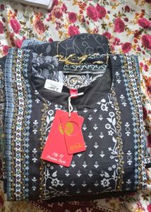 Embellished Teal Kurta