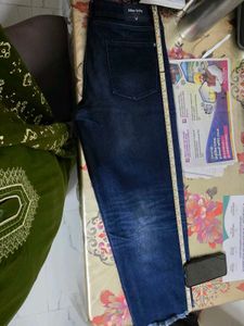 METRONAUT Dark Wash Cropped Jeans