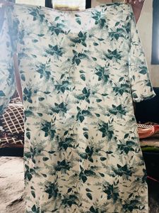 Elegant Floral Print Kurta