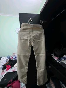 Khaki Straight Leg Pants