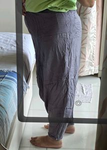 Comfortable Grey Palazzo dhoti pants