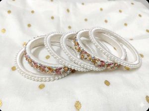 Exquisite Embellished Bangles Set