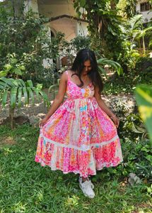 Floral Sundress - Vibrant & Flowy