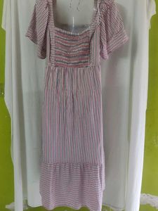 old navy Striped Smocked Tiered Dress