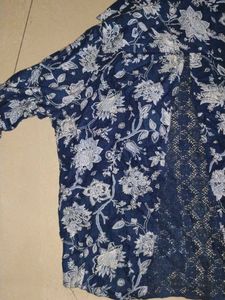 Floral Print Button-Up Shirt