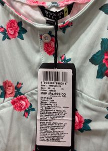 Floral Print Crop Top