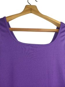 Purple Bodycon Mini Dress  LR-91