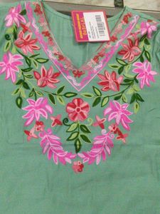 Embroidered Kurti - Trendy &amp; Stylish