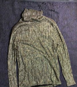 Sparkly Mockneck Top