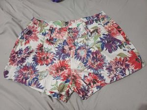 Floral Print Shorts