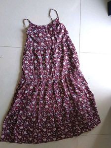 Floral Print Tiered Sundress