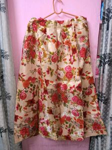 Floral Print Lehenga Choli Set
