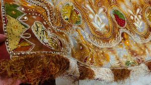 beautiful 😍 uquin hand work saree 🔥