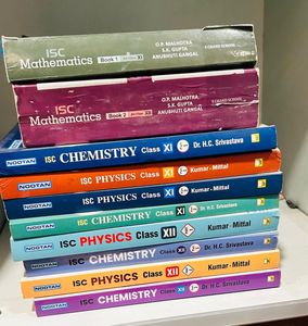 ISC Maths, Chemistry, Physics Books