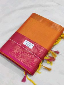 Soft Malai Silk Allover Boota Saree