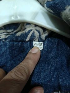 Boys' Denim Hooded Jacket