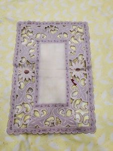 Elegant Embroidered Table Runner