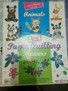 Paper Quilling Kit Animals Flowers children's toy
