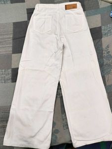White Wide Leg Jeans