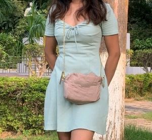 H&amp;M Pastel Blue Mini Dress👗 - Free Delivery