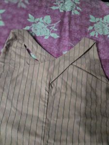 Ribbed Knit T-Shirt