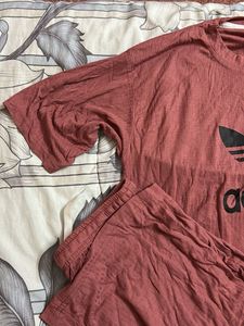 Adidas Logo T-Shirt &amp; Pants Set