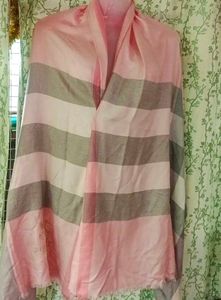 Aunthetic Burberry Scarf - Pink Checkered