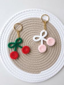 Cute Cherry Keychain