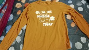 Orange "Be The Reason" Graphic T-Shirt