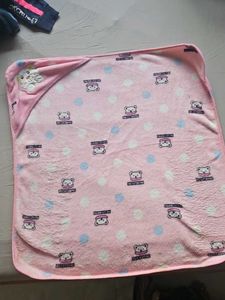 Cute Bear Print Baby Blanket