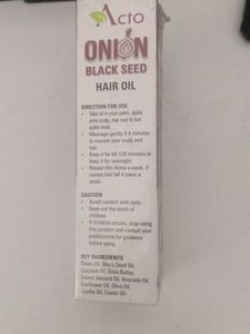 Acto Onion Black Seed Hair Oil 200ml