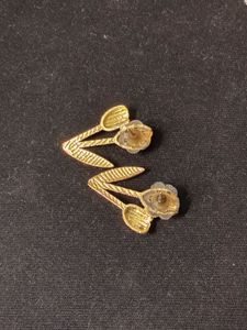 Lily and Heart Earrings