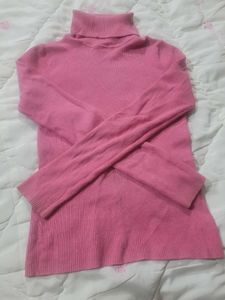 Pink Ribbed Top