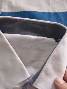 Louis Philippe White Dress Shirt - Classic Style