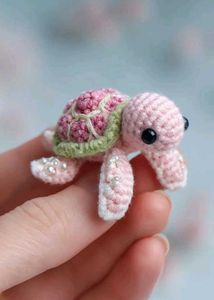 Crochet Turtle Keychain🐢