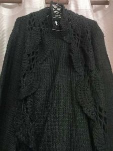 Black Knit Cardigan