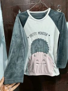 Pretty Monster Pajama Top