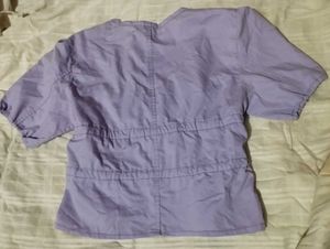 Stylish Lavender Cinched Top