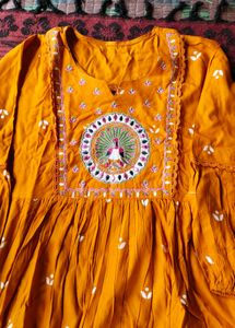 Beautiful Yellow Kurta Set with Dupatta