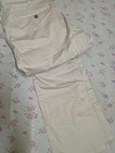 Premium Beige Gabardine Men’s Formal Trousers