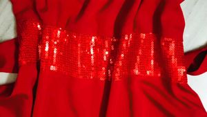🤎♥️80'S Vintage Sequin Red Midi