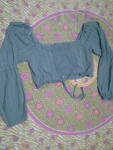 Chic Square Neck Crop Top