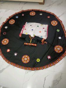 Embroidered Black Lehenga Choli Set