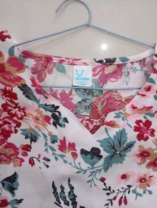 Floral Print Sleep Set top with shorts