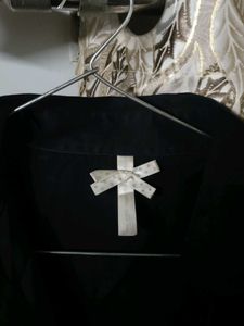 black formal shirt